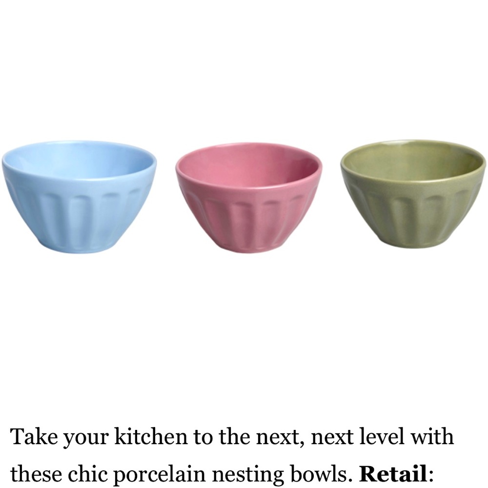 Pier 1 ceramic mini prep bowls